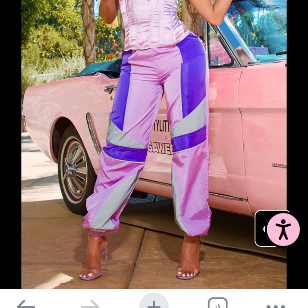 Purple/lilac joggers PrettyLittleThing